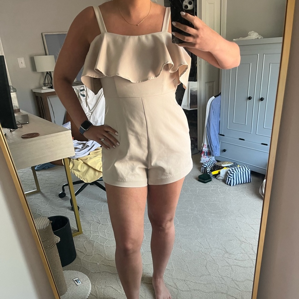 Women’s Beige Romper